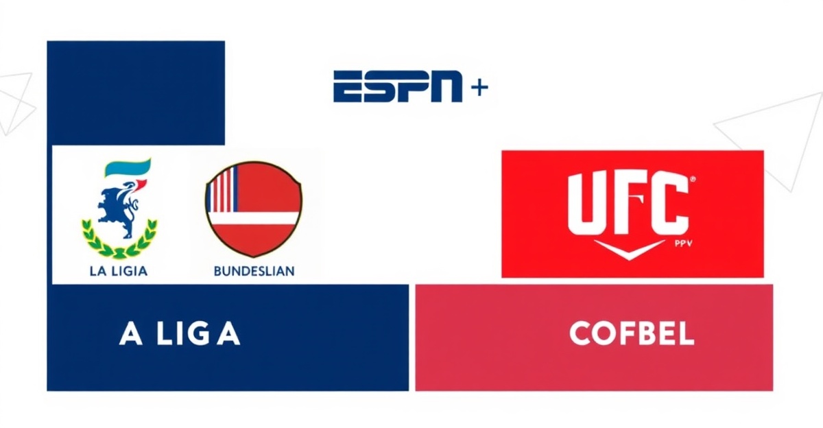 ESPN+ — La Liga, Bundesliga, Serie A's Old Home, UFC PPV, College Football